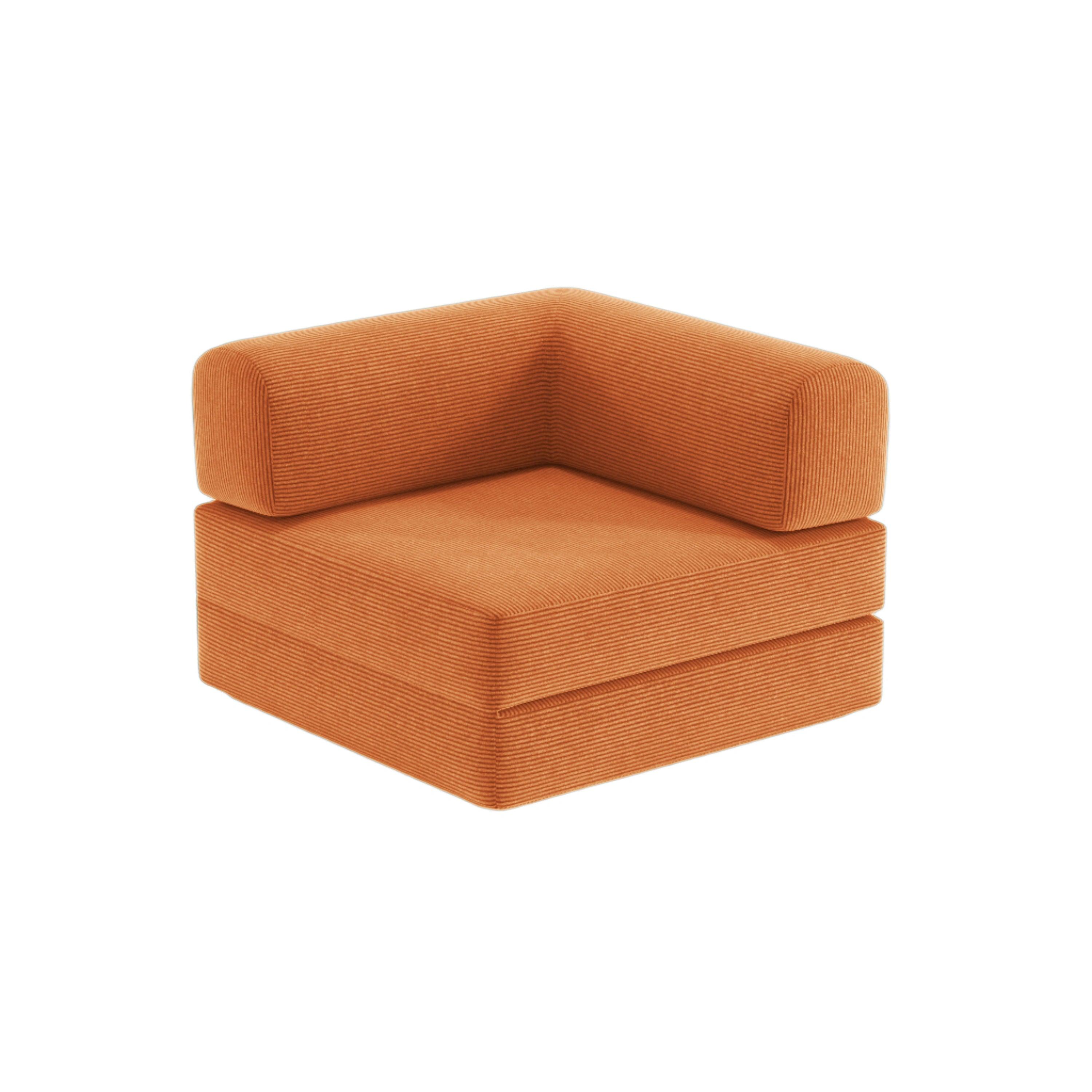 Nova Modular Corner Seat-Orange - PortaSofa